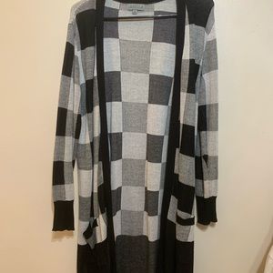 Checker Cardigan